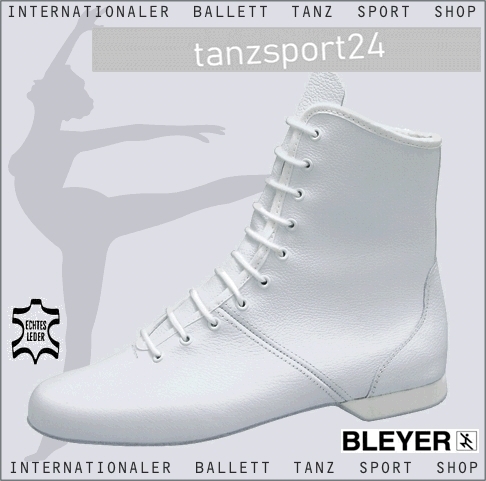 Bleyer Boogie 7130 Nappa/Lack schwarz/weiß/rot/weiß Einzelpaar 