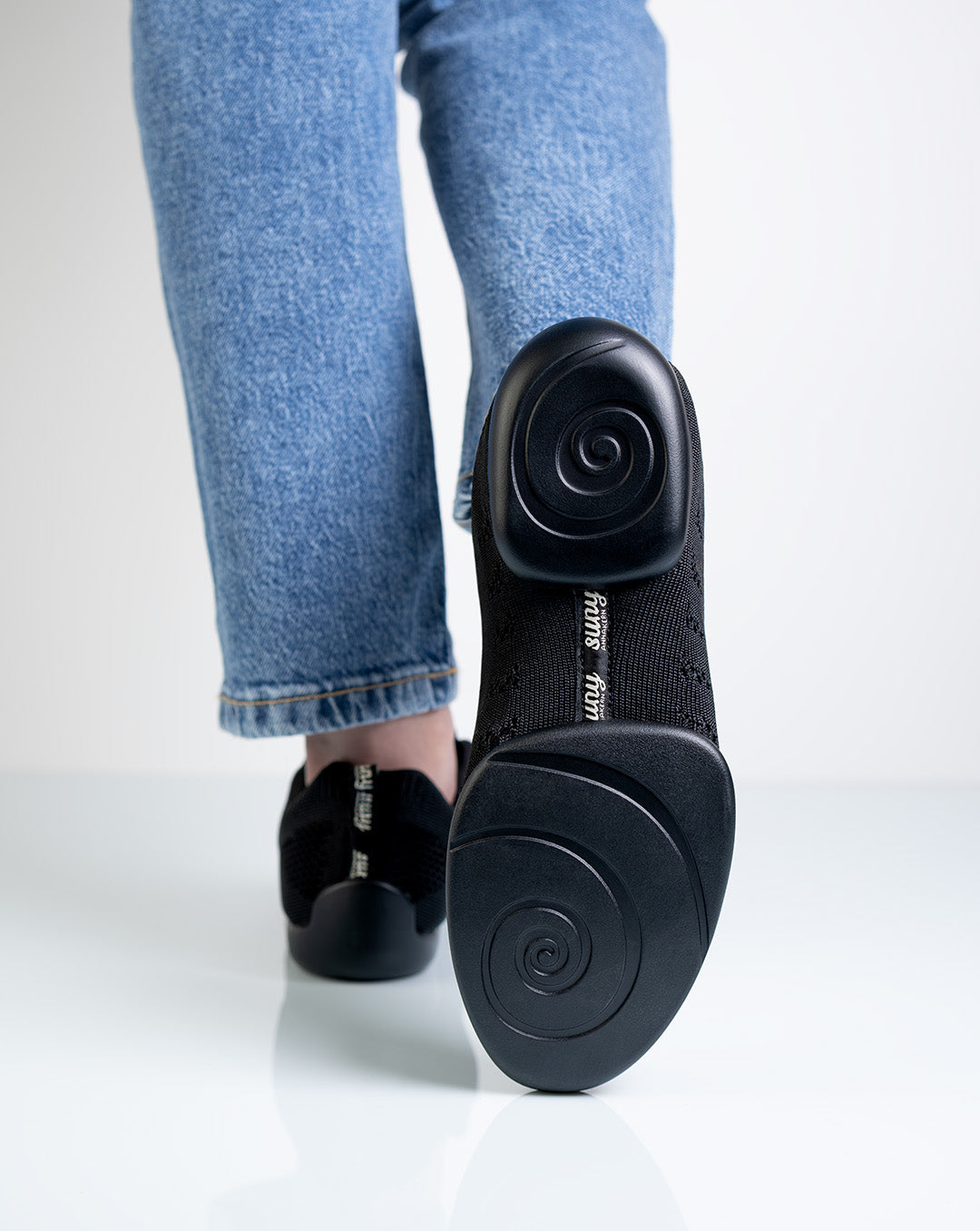 Suny by Anna Kern Sneaker 120 Knit – schwarz