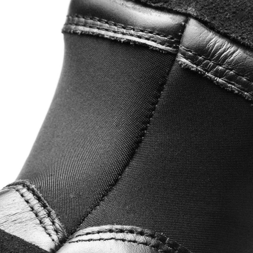 Rumpf Jazzschuhe aus Leder und Stretcheinsatz mit geteilter Chromledersohle 1250