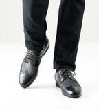 Werner Kern Udine Velourleder / Nappaleder – grau / schwarz