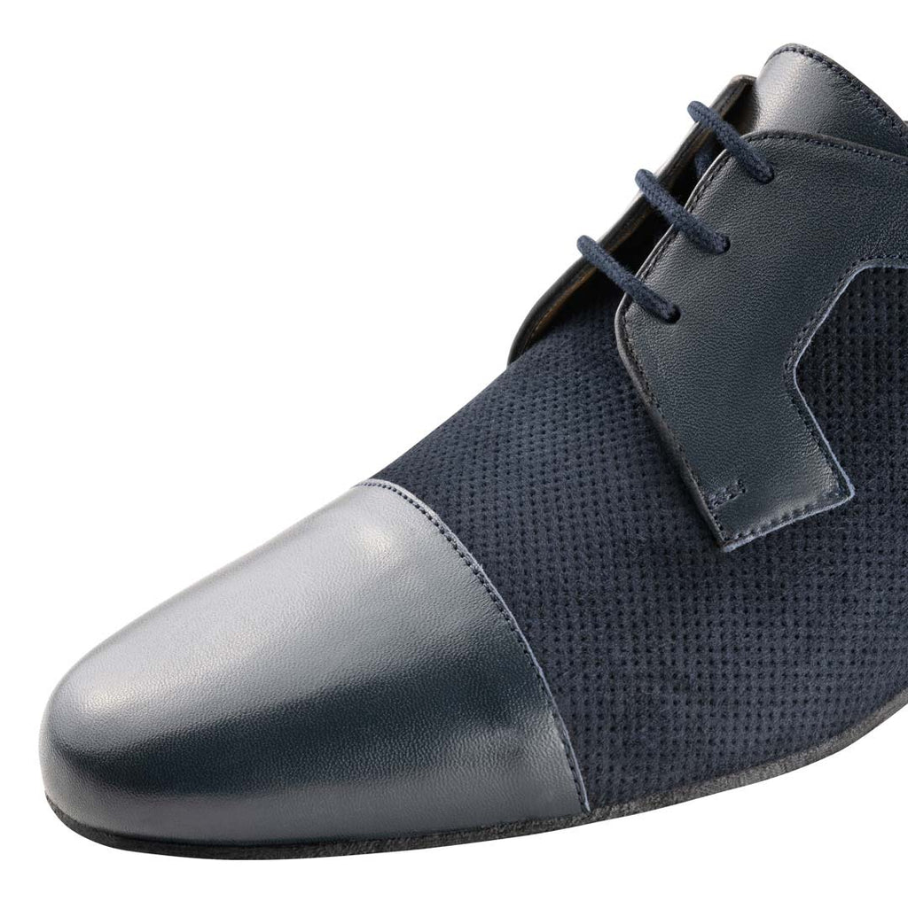 Werner Kern Treviso Velourleder / Nappaleder – blau