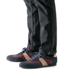 Werner Kern Bari Velourleder – beige / blau / bordo