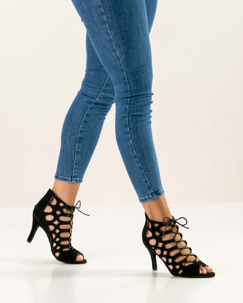 Anna Kern Vivian Samtziege – schwarz