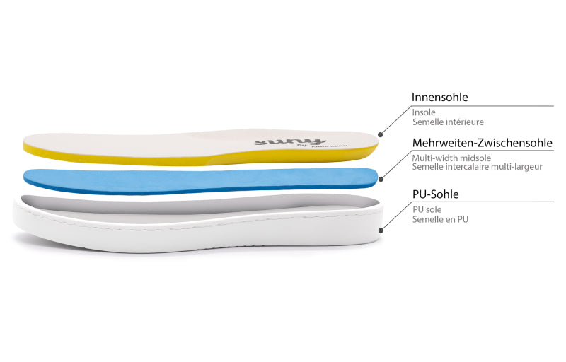 Suny by Anna Kern Sneaker 7025 Nappaleder – weiß