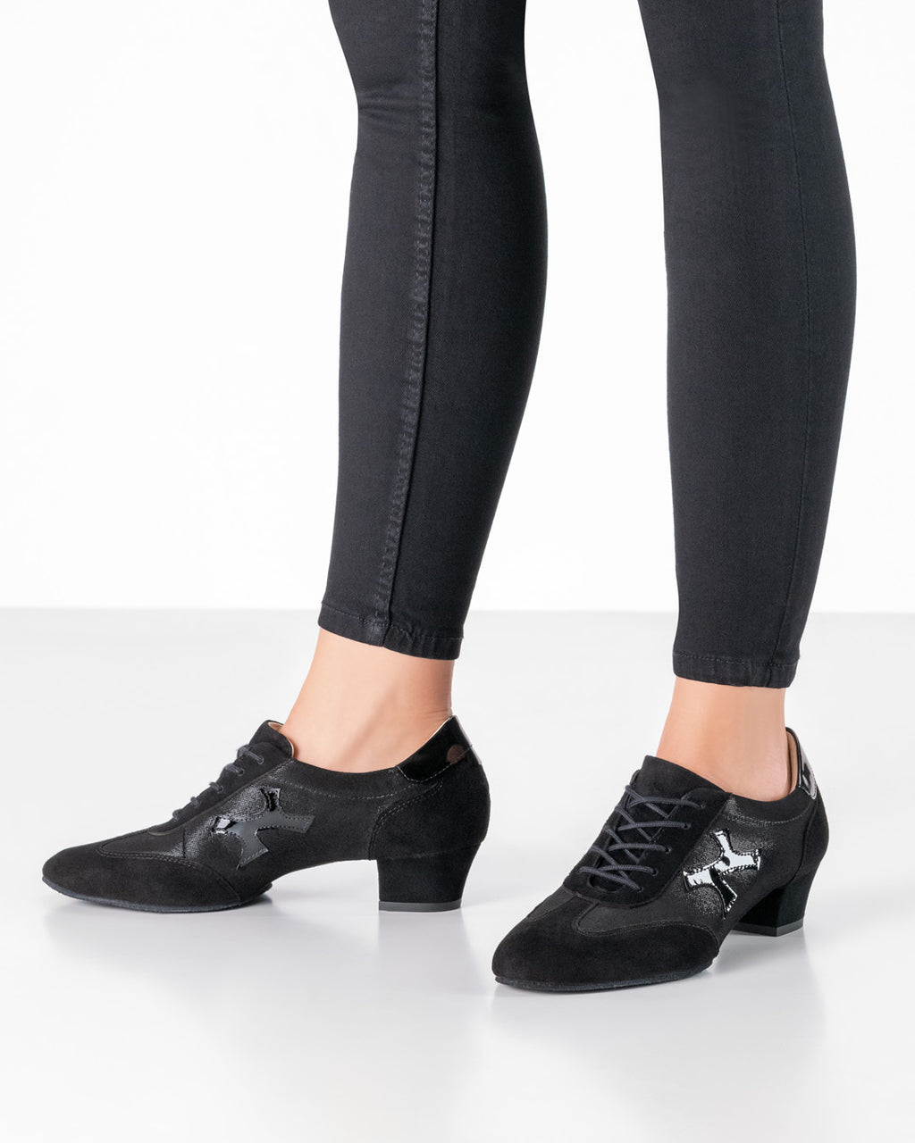 Werner Kern Bruni Velourleder / Glanzvelour – schwarz