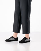 Werner Kern Carol Samtziege  / Lackleder / Brokat – schwarz