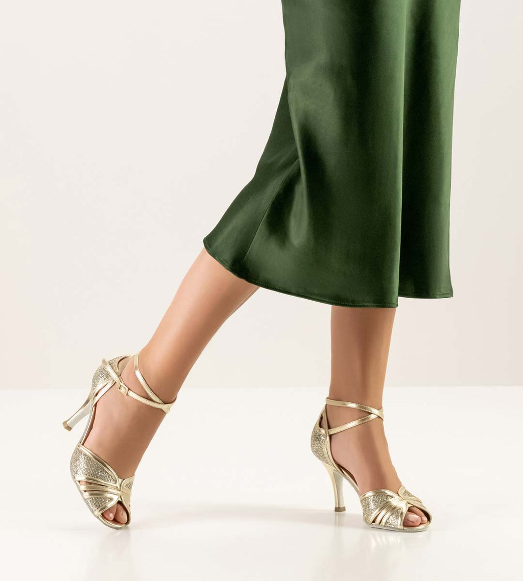 Nueva Epoca Gloria Nappaleder / Brokat – platin