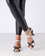 Werner Kern Paisley Nappaleder – schwarz / weiß