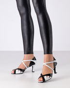 Werner Kern Paisley Nappaleder – schwarz / weiß