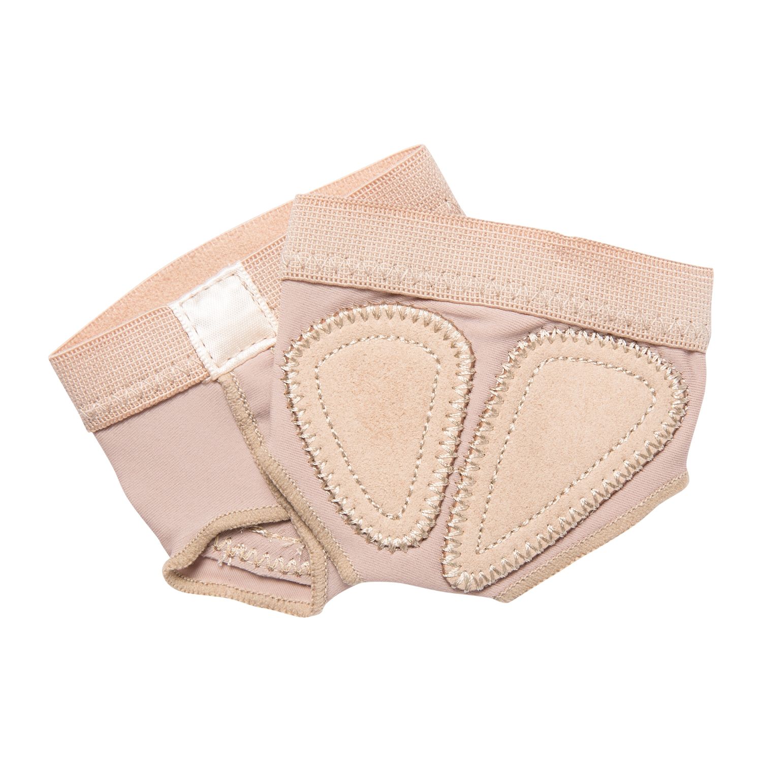 Rumpf Mittelfuß-Schoner aus Stretch Nylon mit Chromledersohle 410