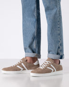 Werner Kern Salerno Velourleder / Nappaleder – braun / weiß