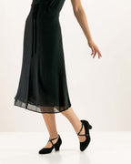 Werner Kern Tabea Samtziege  / Lackleder – schwarz